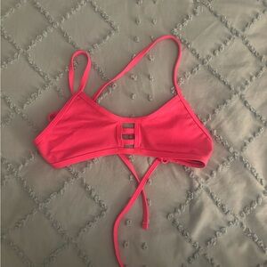 Jolyn Tomcat Bright Pink Bikini Top
